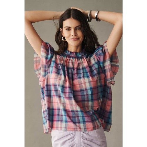 Blusa quadri cotone - in, birds