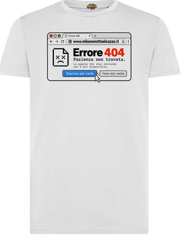 Shirt unisex errore 404 - t-shirt,